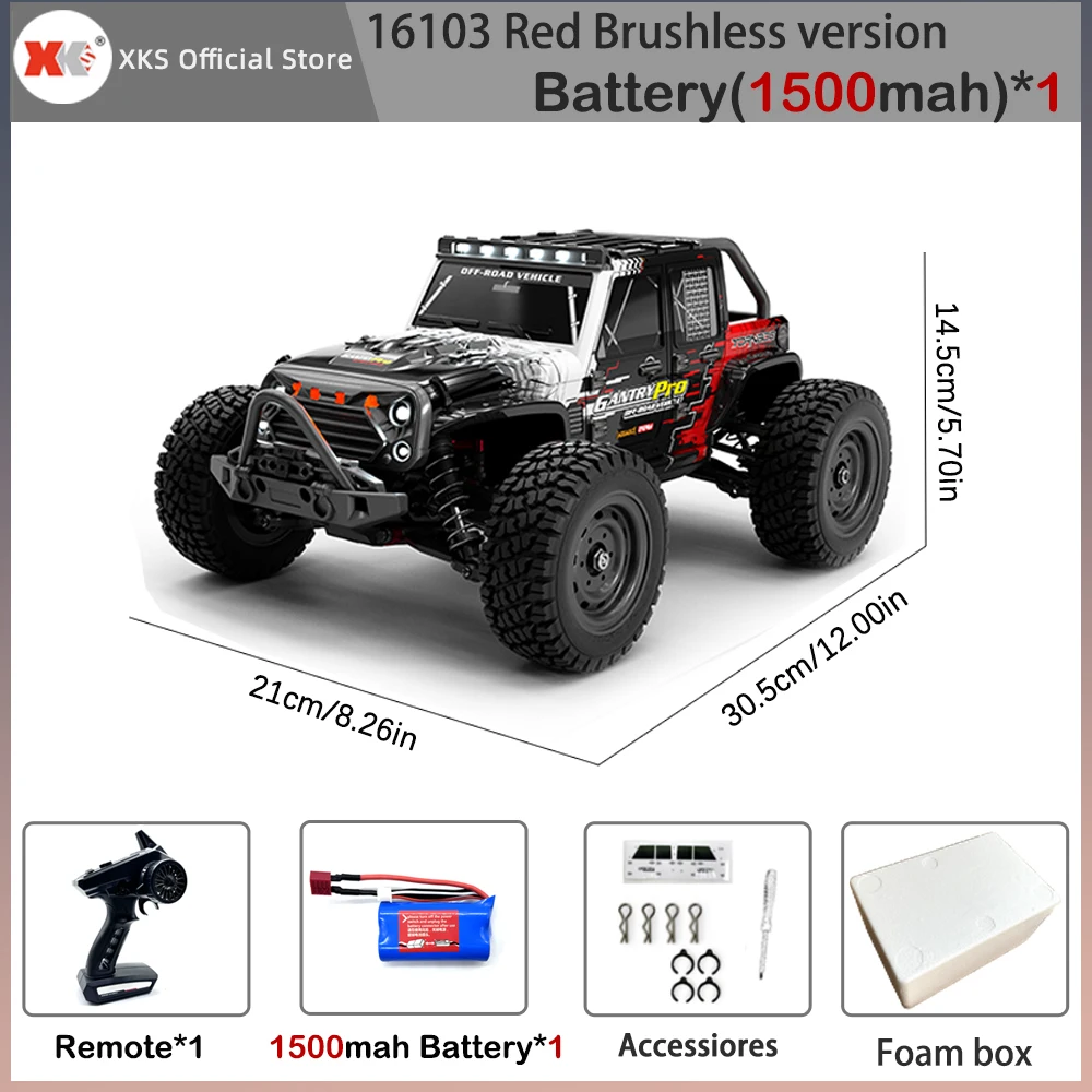 SCY16103 1/16 Rc Car Off Road 4x4 Brushless 70km/h 4WD 2.4G