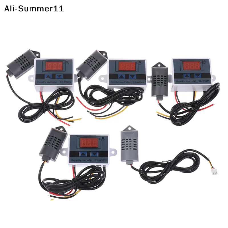 【S11】XH-W3005 디지털 습도 컨트롤러 12V 24V 220V 습도 조절기 습도계 습도 제어 스위치 조절기 습도 센서