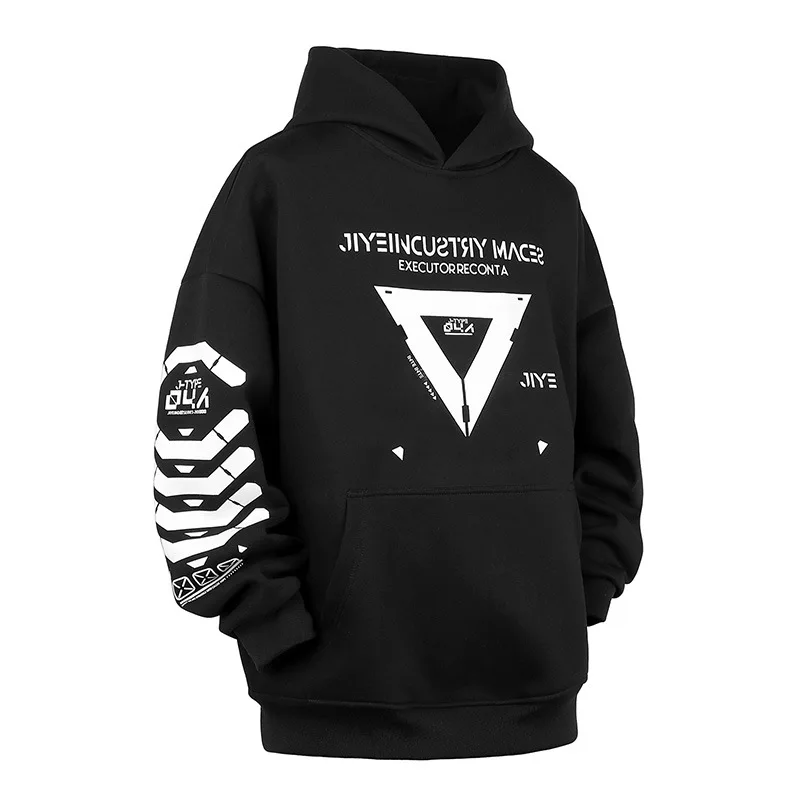 11 BYBB'S DARK 2023 Punk Hoodie Men Fashion Creative Print  Sweatshirt Pullover Harajuku Hip Hop Streetwear Hoodies Techwear 6