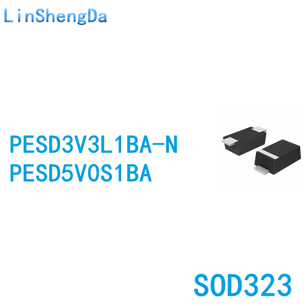 

10 шт. PESD5V0S1BA PESD3V3L1BA-N Шелковый экран E6 03B патч SOD323