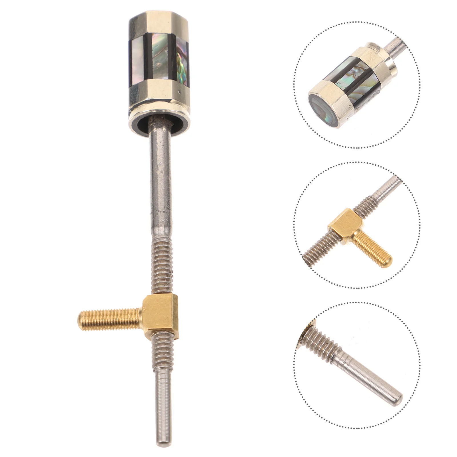 

Violin Bow Screws Replacement Tool Shell Instrument Part Metal Frog Accessory Musical