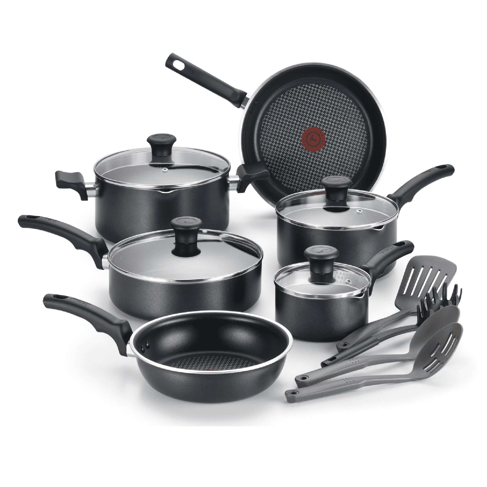 T-fal Ingenio Nonstick Cookware Set 14 Piece Induction Stackable