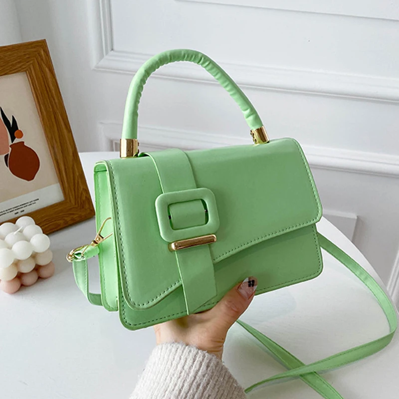 Trend PU Leather Woman Handbags Luxury Designer Female Shoulder Bag 2022 New Fashion All-match Messenger Small Square Bag