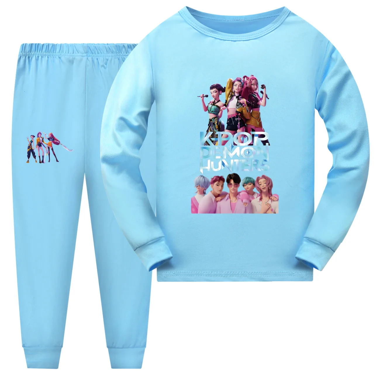 Pyjama Familial K-Pop D-Demon H-Hunters - Ensemble Manches Longues, Cadeau Noël Pour Toute La Famille