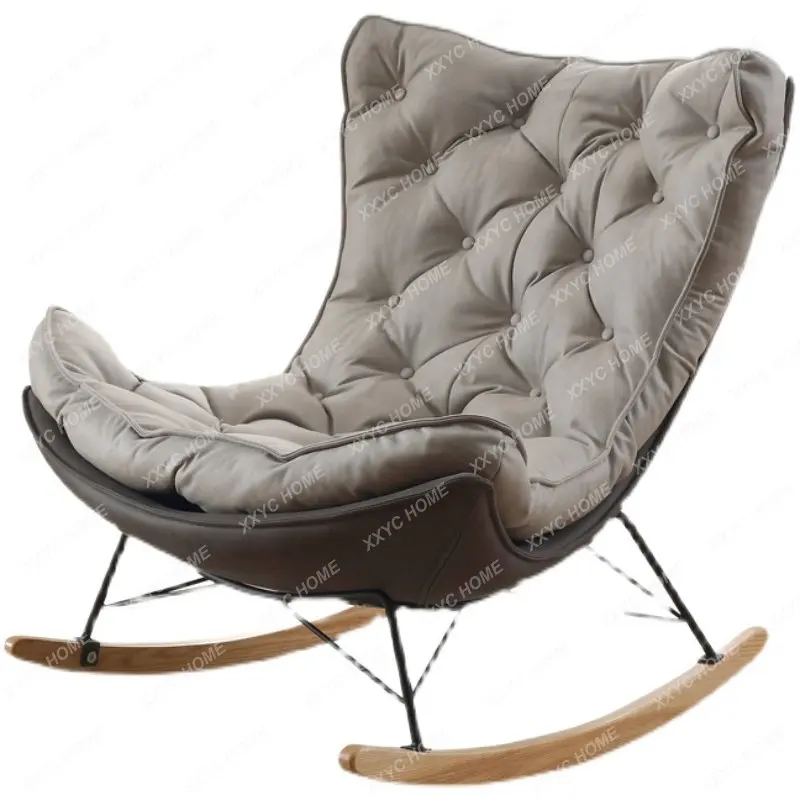 

Rocking Chair Nordic Living Room Balcony Home Lazy Bone Chair Recliner Adult Creative Leisure Sofa Snail Chair