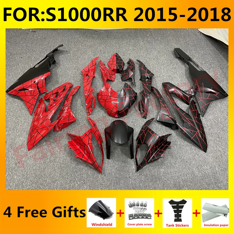 

NEW ABS Motorcycle full fairings kit fit For S1000RR S 1000 RR S1000 RR 2015 2016 2017 2018 bodywork Fairing kits set red black
