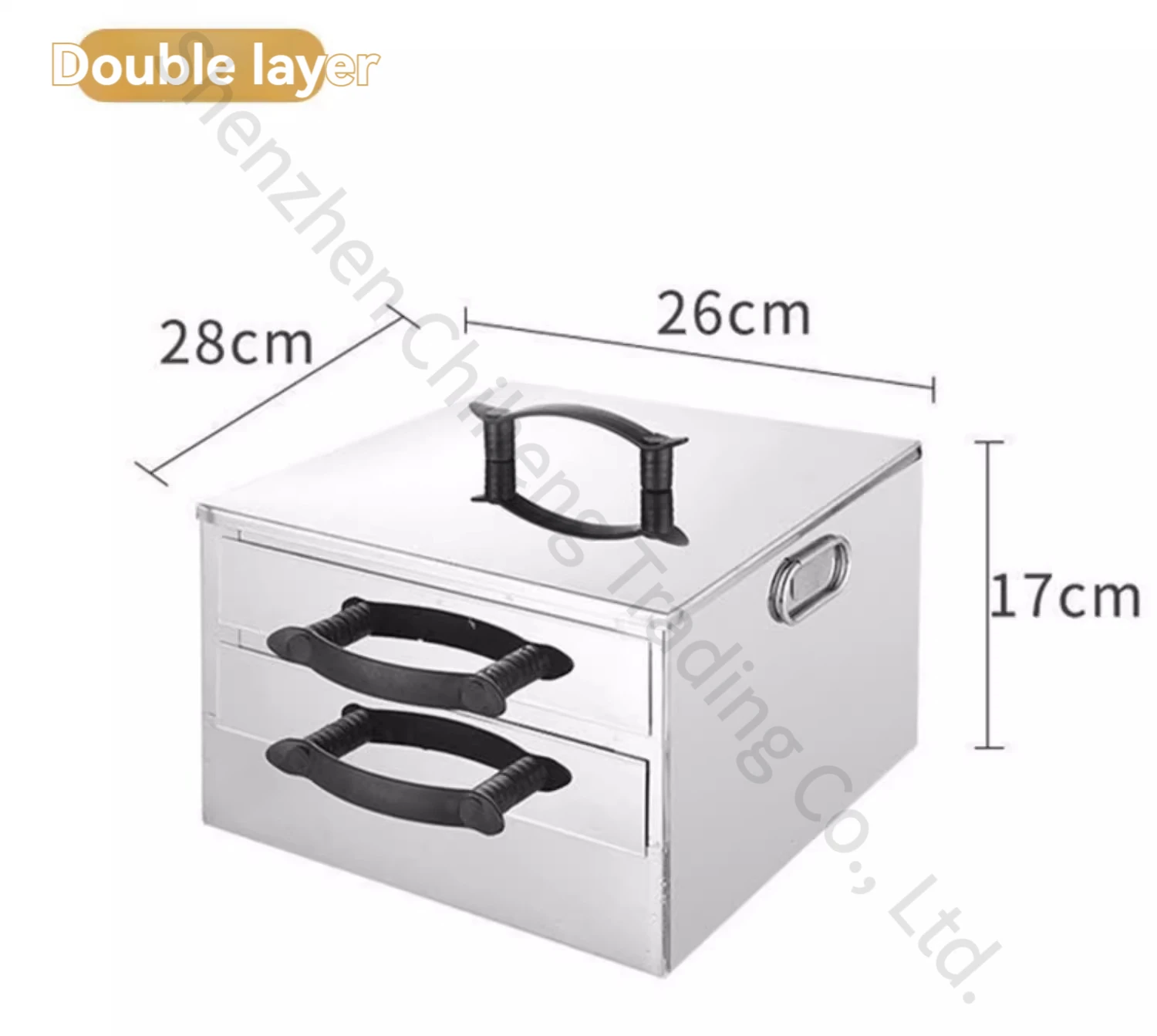 304 Stainless Steel Small Household Two-layer Rice Noodle Machine Multifunctional Mini Steamer 3