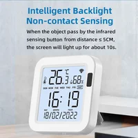 Smart Thermometer hygrometer Tuya WiFi Temperature and Humidity Sensor With Backlight APP Remote Control Work with Tuya Alexa - Image 2