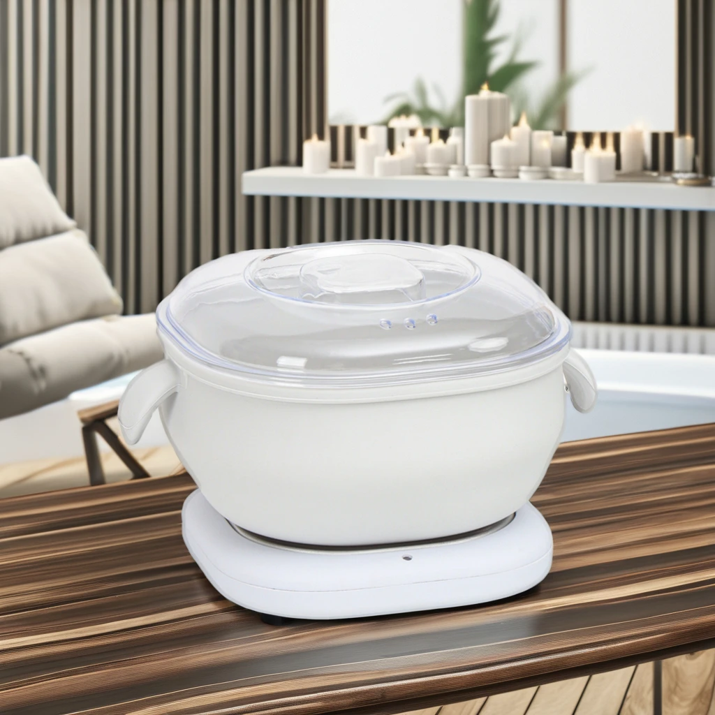Professional Portable Mini Silicone Waxing Bowl Foldable Manual Wax Heater with Pro-Wax Warmer Body Hair Removal It Plugs Type