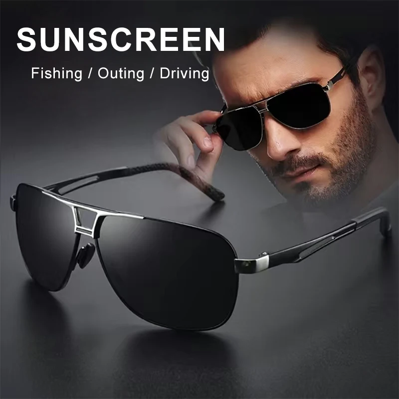 New Polarized Men's Sunglasses Night Vision Glasses Driving Fishing Sunglasses Photochromic Glasses Day and Night Sunglasses