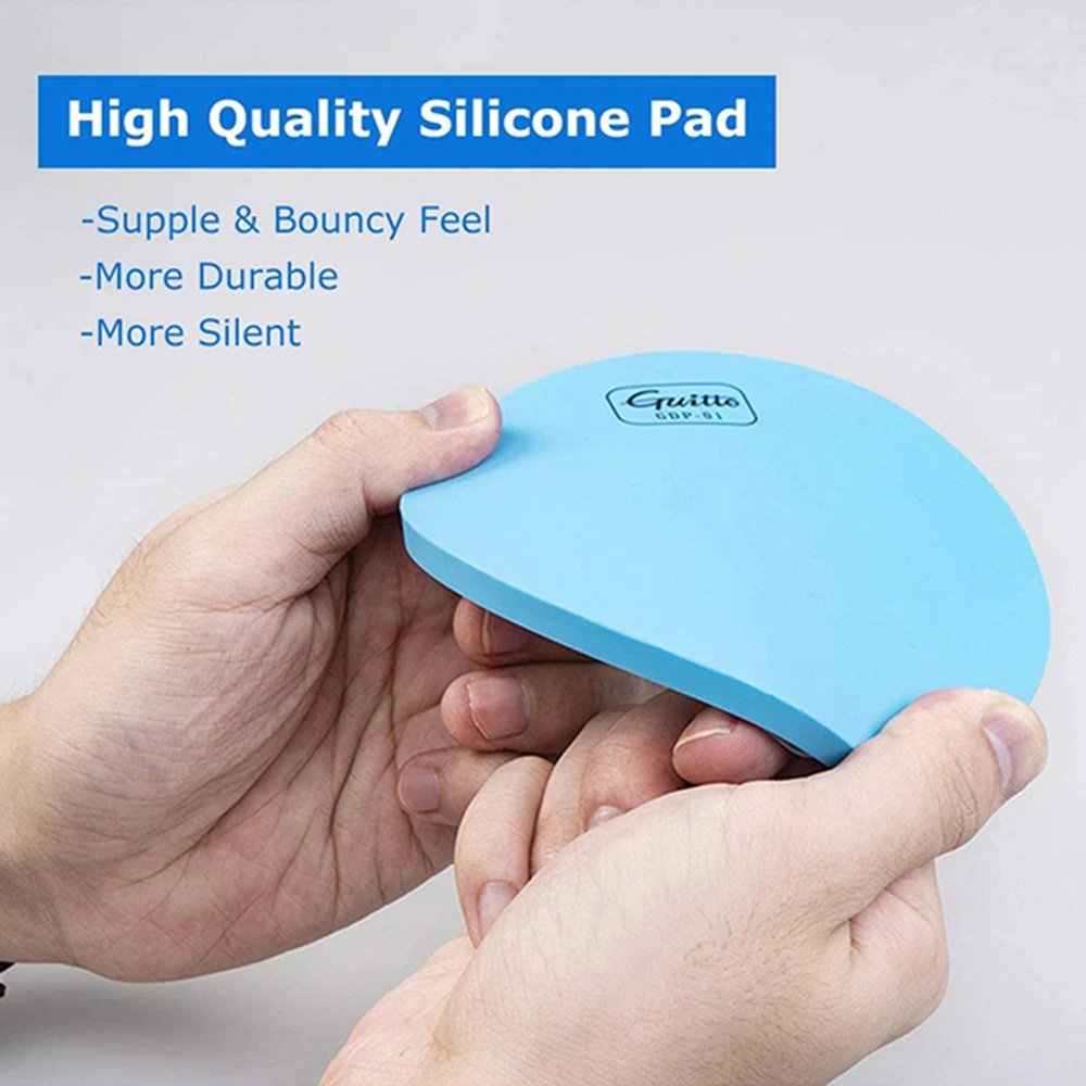 Guitto Series GDP-01 Drum Practice Pad Silicone Drum Pad Holder Stand with Adjus