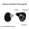 JINGHAO Hearing Aids Rechargeable 2023 Adjustable Hearing Sound Amplifier For Mild to Moderate Hearing Lost Elderly Gift 3
