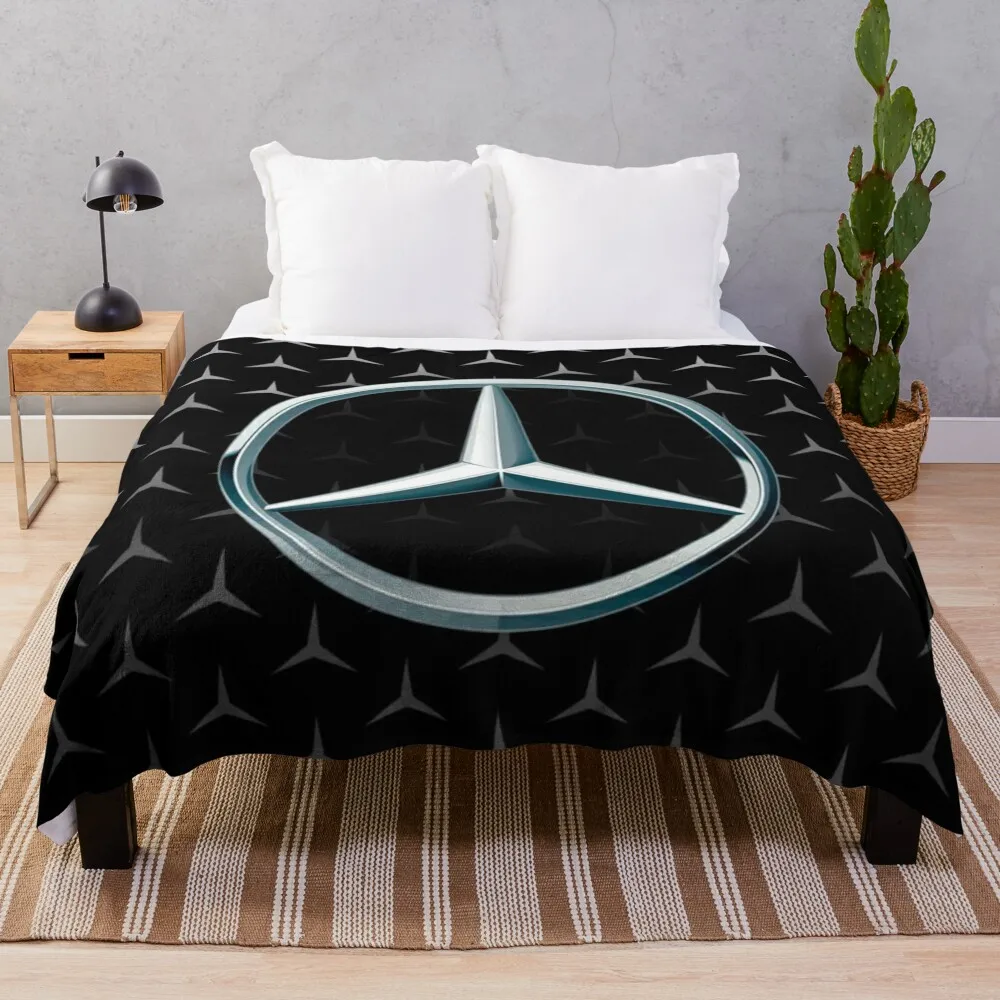 

Silver Grey Logo || 003 Throw Blanket Fashion Sofas Tourist Blankets