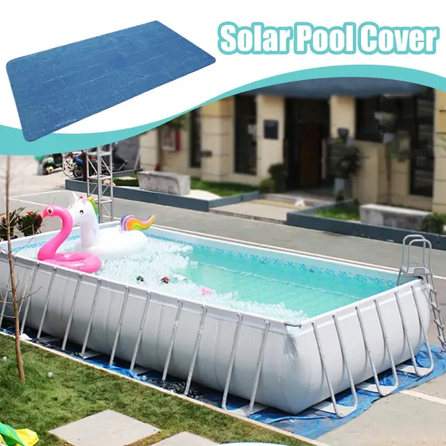 Pool Solar Blanket Solar Blanket Pool Rectangular Foldable Mat Insulate Safety Heater Waterproof Heat for Outdoor Summer Sun Spa 3