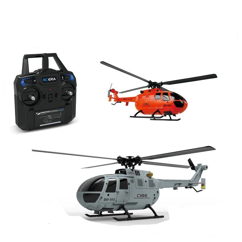 

C186 2.4g Rc Drone Bo105 6 Axis Electronic Gyroscope Rc Helicopter Plane Airplane For Stabilization Aircraft Toys Gift For Kid