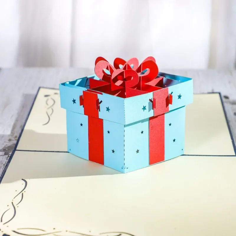 3D pop-up style greeting card handmade paper carving birthday gift greeting cards creative paper carving thank you card