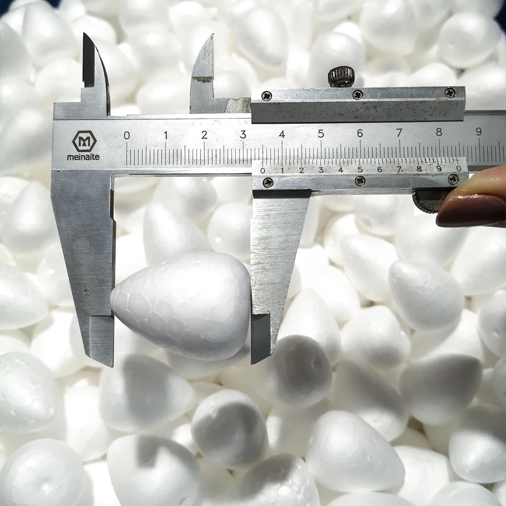 1,5/2/2,5/3/3,5/4/5/5,5 cm DIY Schaumstoffbälle Rosenknospen-Tropfenform Polystyrol-Schaumstoffbälle geeignet für Weihnachten, Hochzeiten, Partys – Detail 14