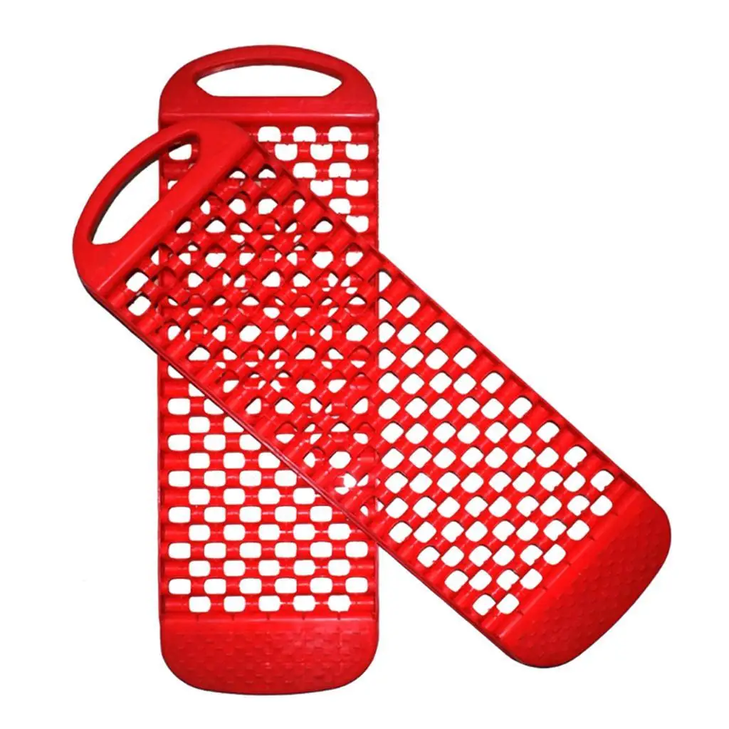 2 Pack Foldable Tire Traction Mat, Car Extraction Mat for Tires Stuck in