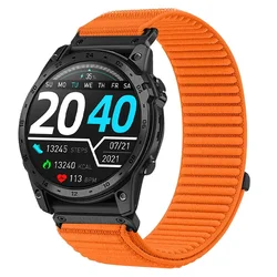 Versatile Quickfit Nylon Sports Strap - Durable and Stylish Replacement Band - QuickFit 26mm (Orange)