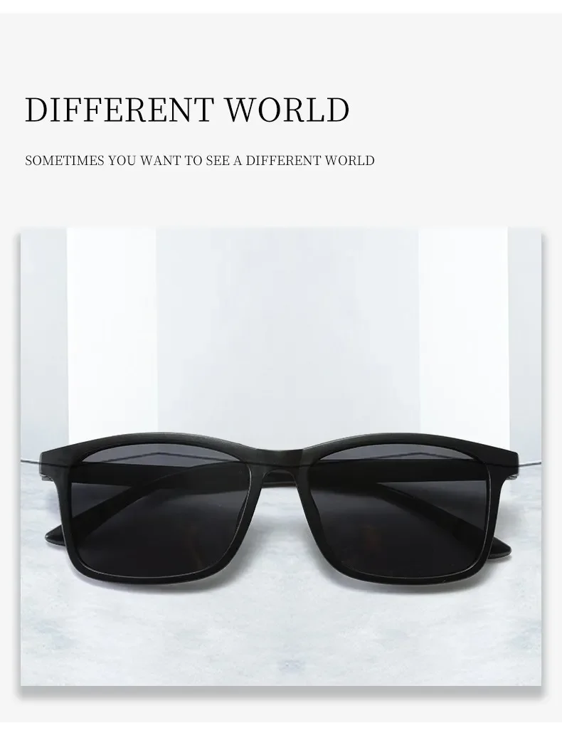 Description Picture 4 of itemPolarized Sunglasses Men Vintage Square Sun Glasses Brand Design Eyewear Fishing Driving Goggles Male Gafas De Sol UV400