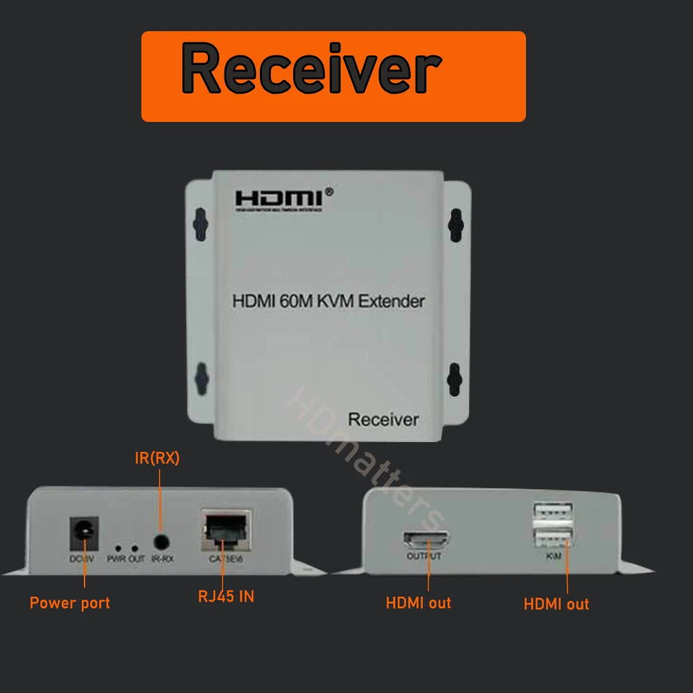 USB HDMI KVM ͽٴ ø, 콺 Ű PC ƮϿ HDMI , cat5e/6 1080P, 4K HDMI