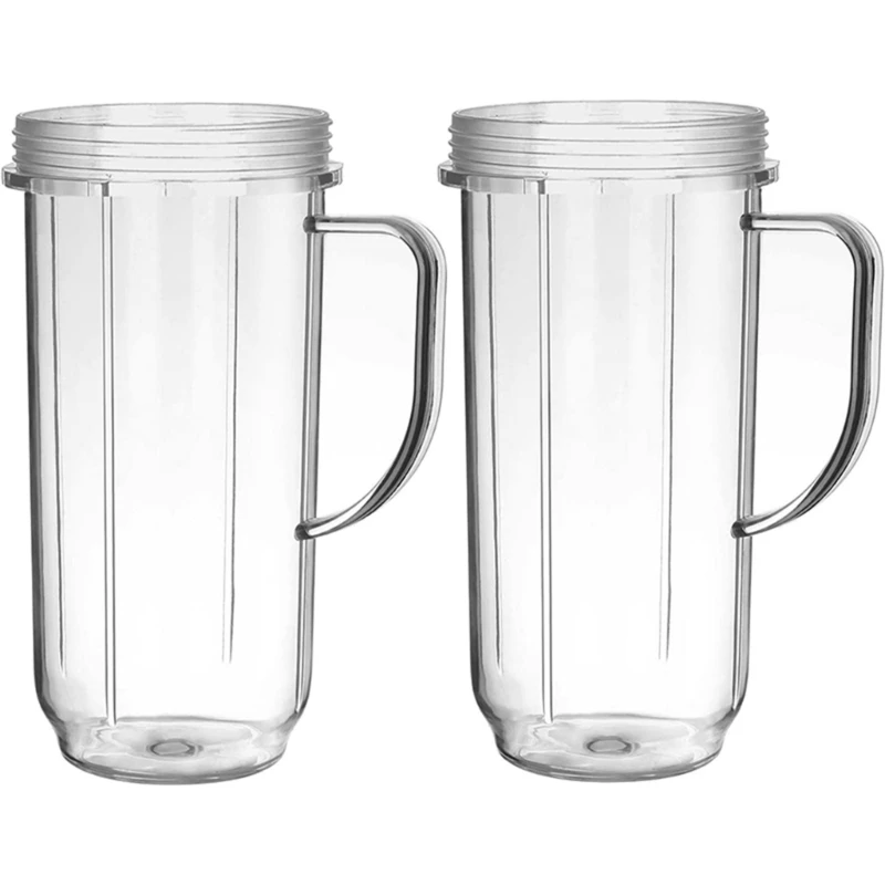 

2 Pieces Durable Plastic Juicer Mug Blender Container Mixer Container Blender Cup Food Blender Container for MB1001 New Dropship