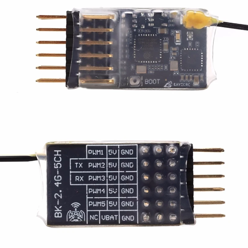 

Приемник BAYCK ELRS 2,4G 5CH PWM ExpressLRS W 2.0DBI 2,4 ГГц медная Трубная антенна протокол CRSF для радиоуправляемого FPV дрона самолета