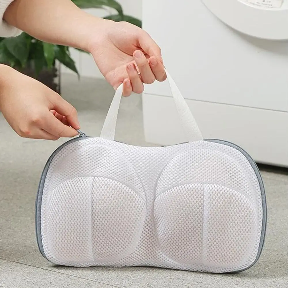 Anti-deformation Bra Laundry Bag Breathable Anti-Winding Bra Protective  Washing Bag with Handle Underwear Cleaning Protector