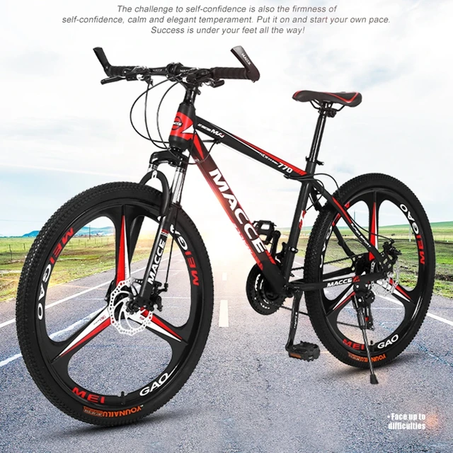 Bicicleta de Montaña para hombre y mujer, bici deportiva de carreras  todoterreno para adultos, de una rueda, absorción de impactos, velocidad  Variable, para jóvenes - AliExpress