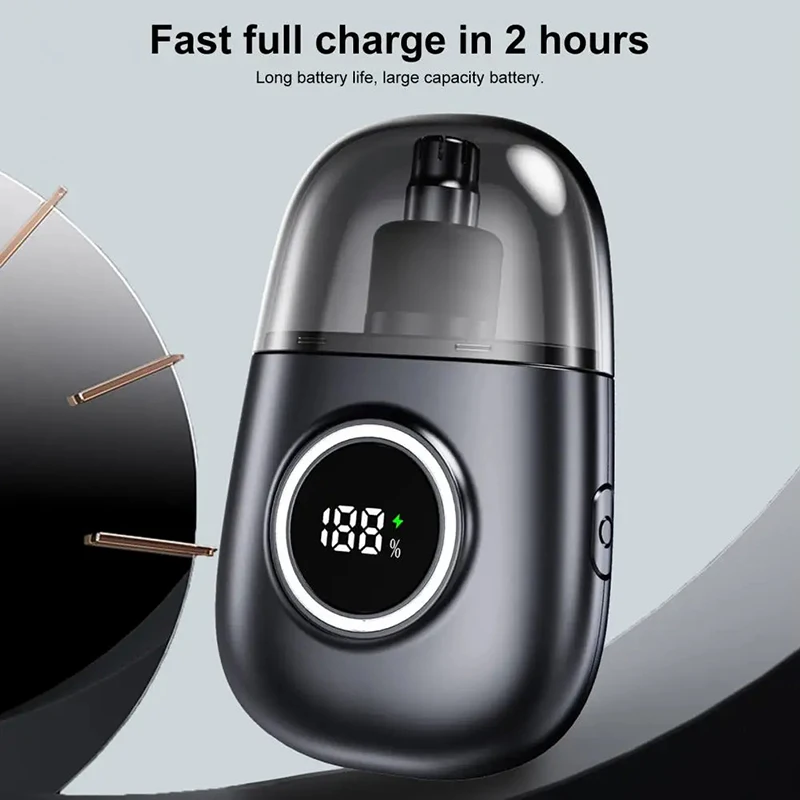 Xiaomi Mini Nose Hair Trimmer Rechargeable Men's Electric Nose Hair Trimmer Nose Scissors Shaver Cleaning Artifact Mini Unisex 5