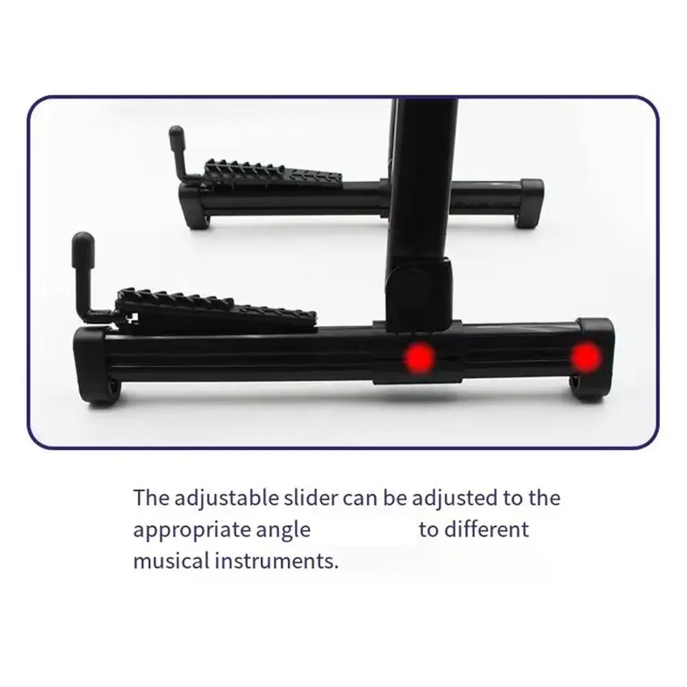 حامل جيتار قابل للطي وقابل للتعديل لعرض أدوات القي...