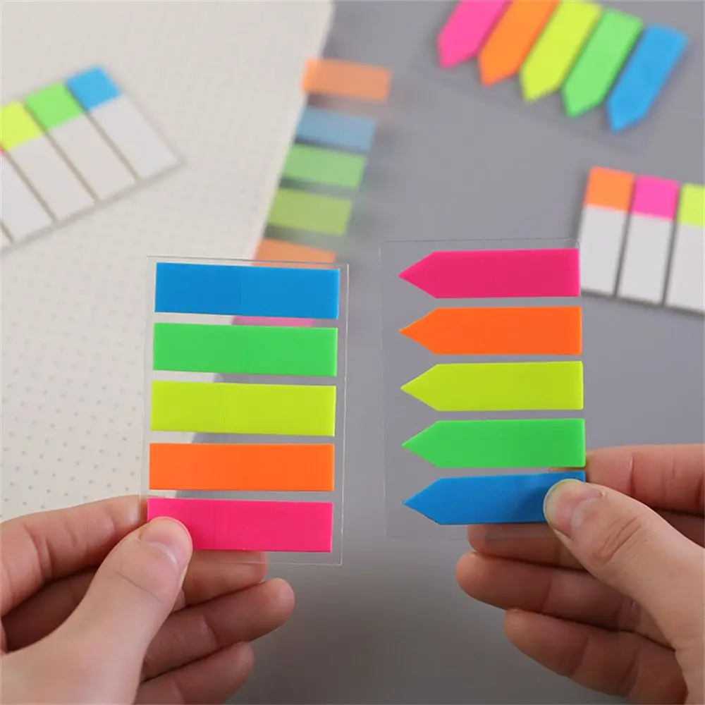 

Supplies Memo Flags Fluorescent Paper Bookmark Marker Sticker Colored Memo Pad Candy Color Sticky Notes Fluorescent Memo Pad