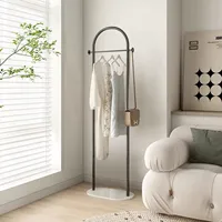 Porte-vêtements sur pied pour chambre à coucher, ne décolle pas, espace, moderne et Simple, pour la maison, le salon, Coa d'intérieur 3
