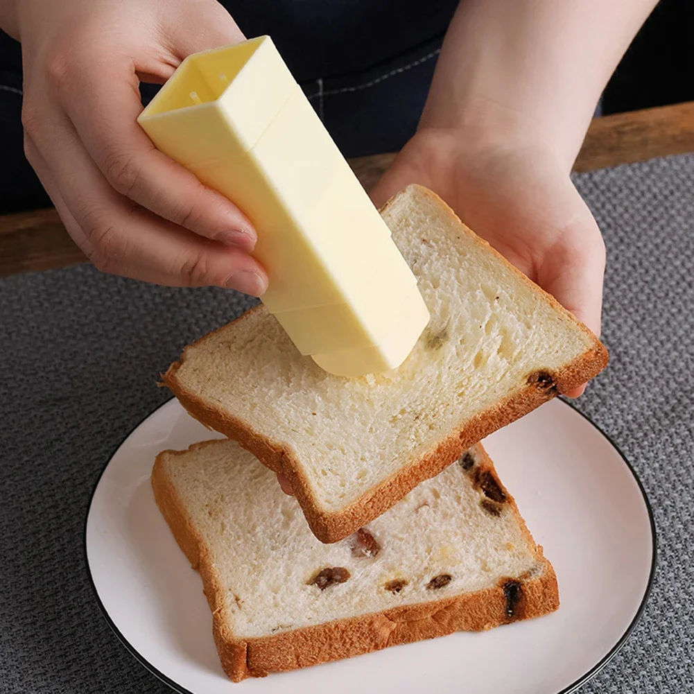 Butter Spreader Butter Storage Container with Lid Kitchen Keeper Cheese Squeezer for Corn Pancakes Waffles Bagels Toast