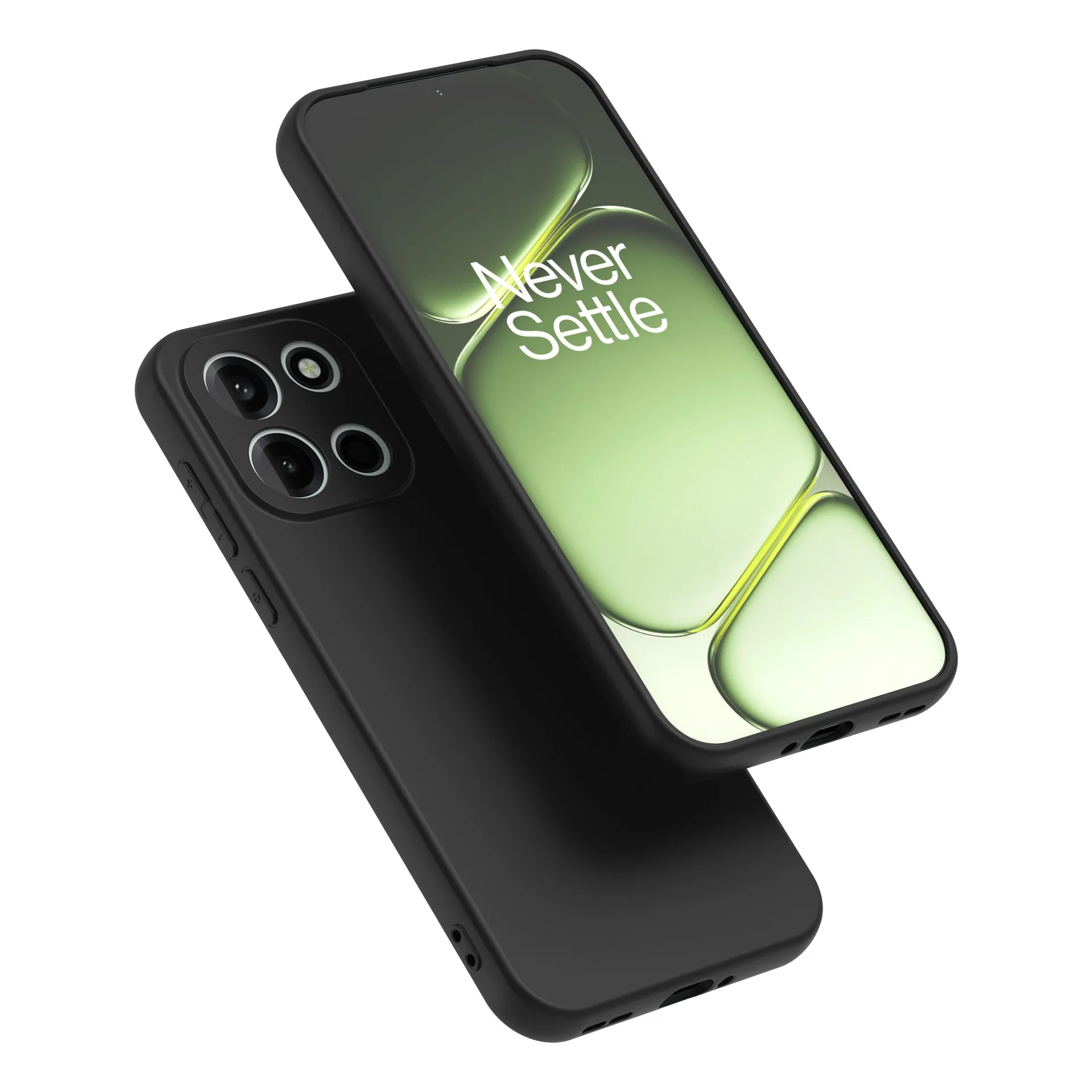 Elegant Soft Matte Silicone TPU Phone Case with Camera Protection