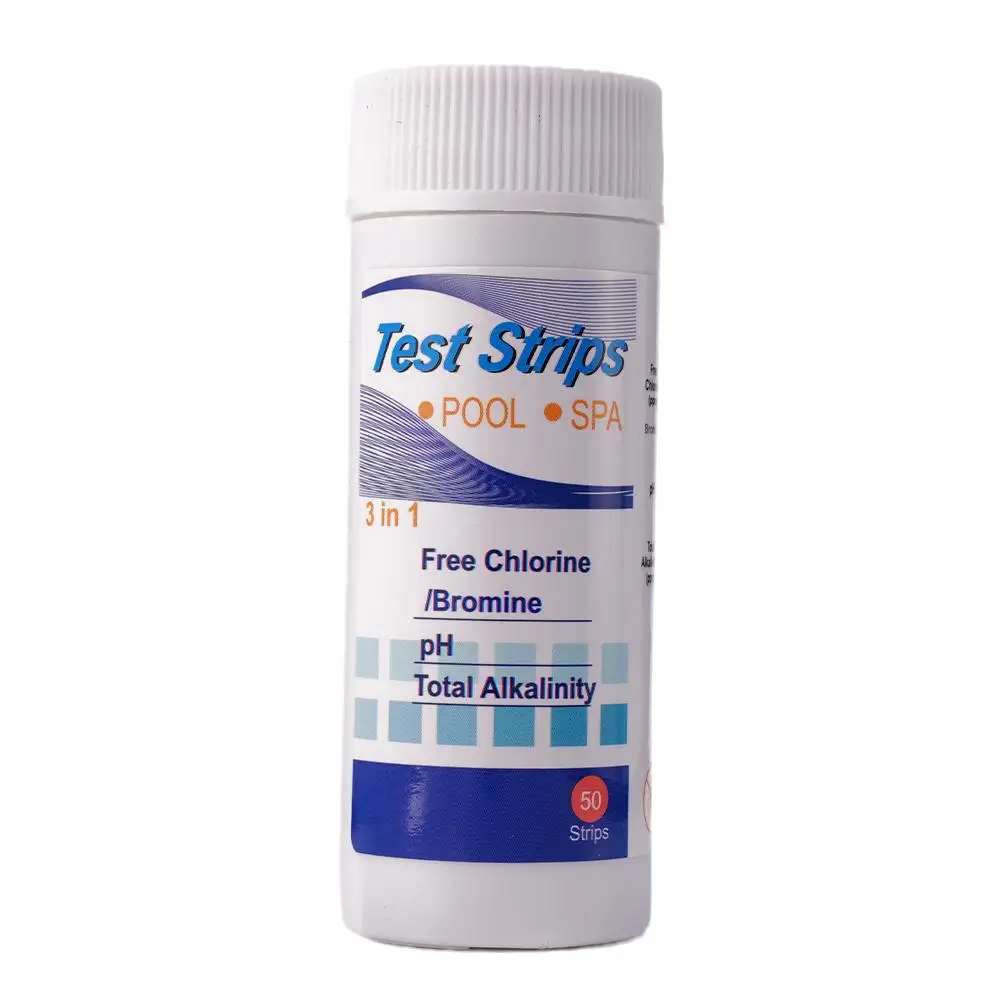 Water Quality Test Kit 3 In 1 Test Paper Chlorine Immersion Hot Tub PH Test Spa Strips Water Strips Swimming Paper Pool Tester Tool