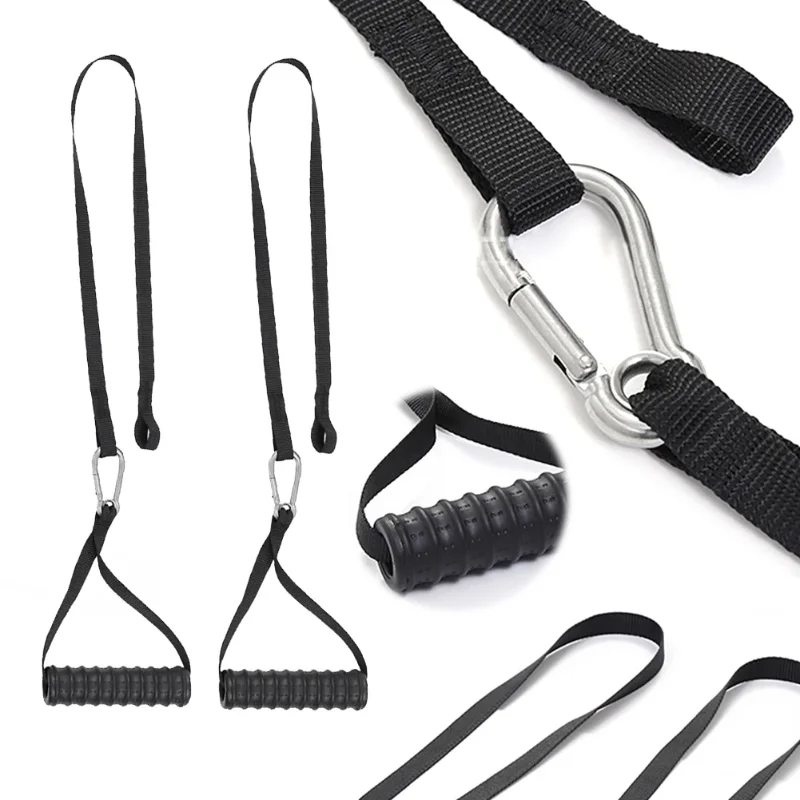 Tricep Biceps Back Blaster Rope Lat Pull Down Attachment Training Gym Weight Chest Muscle Workout Extension Straps Premium Nylon gym workout rope