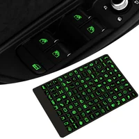 Luminous Car Sticker Instrument Panel Buttons Stickers PVC Truck Decoration Rocker Switch Label Circuit Decal 1