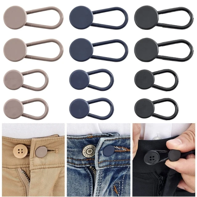 Lot de 10 rallonges de pantalon - Extendeurs de Jean à Ceinture Boutons  réglables - Rallonge Bouton Pantalon, Élastiques Rallonges à Bouton Pour  jeans, pantalons, jupes, pantalons - Pour grossesse : : Mode