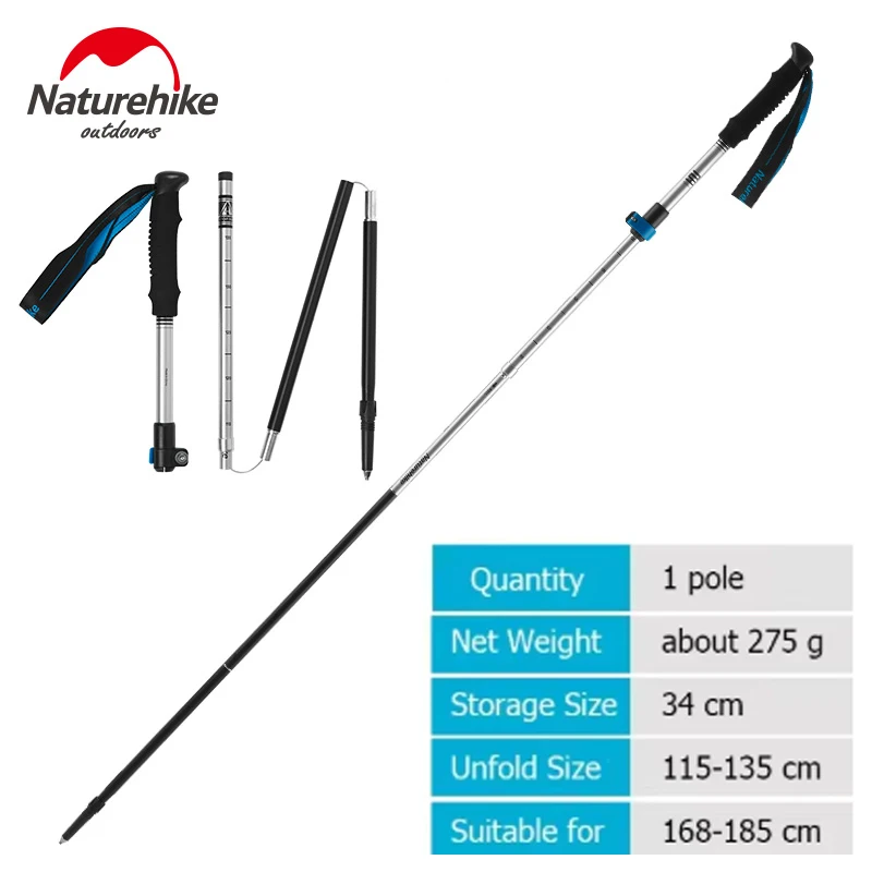 Ultralight Foldable Aluminum Trekking Poles