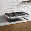 Empava 30 in. Built Cooktop in Stainless Steel with 5 Gas Stove Including A 18000 BTU Power Burner, 30IN, Silver 6