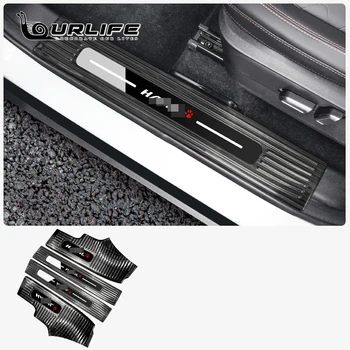 For Haval Dargo 2021 2022 2023 2024 door sill pedal cover stainless steel plate strip accessories Anti Scratch  exterior parts 1