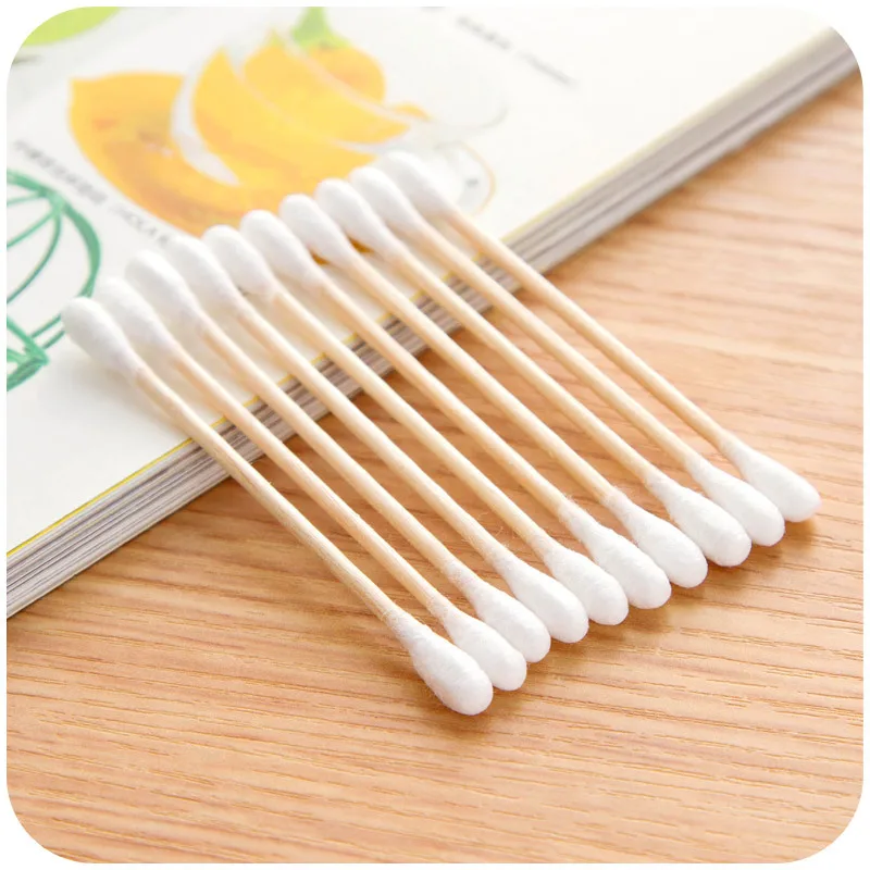 100/300/500 Pcs Disposable Bamboo Cotton Swab Cleaning Cotton Swab Cleaning Ear Tampons Cosmetic Tools