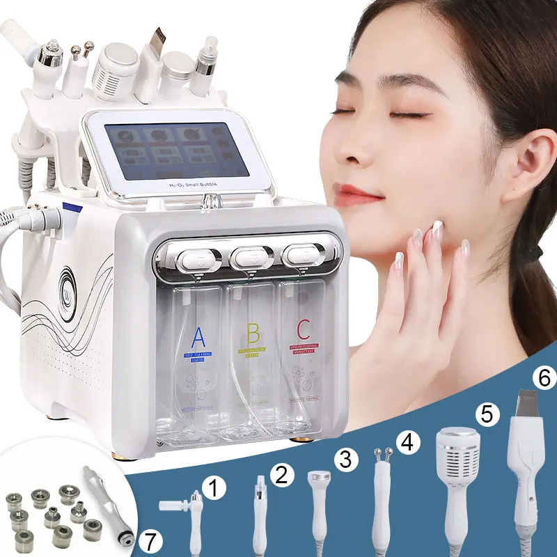 Hot selling hydro Microdermabrasion machine diamond hydra 6 in1 h202 beauty machine facial