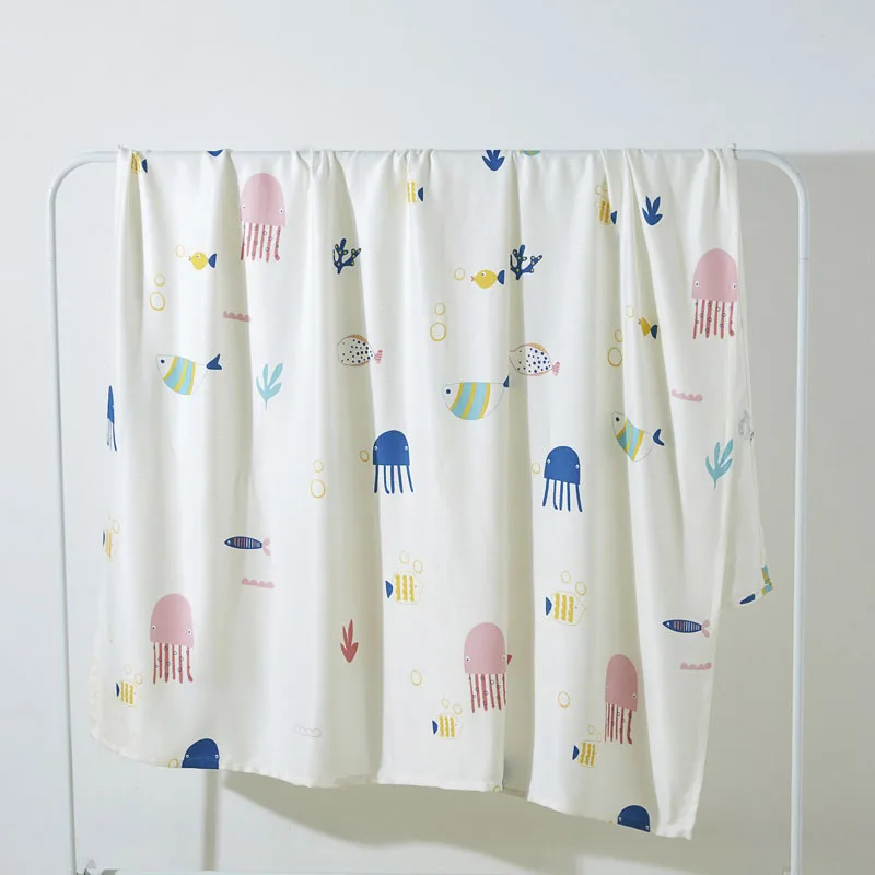 

Lymneth printed bamboo fiber blanket bedding blanket