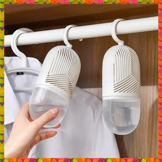Promotion! Home Clothes Dehumidification Box Moisture Absorber Desiccant Reusable Hanging Dehumidifier Bag Closet Humidity Water 3