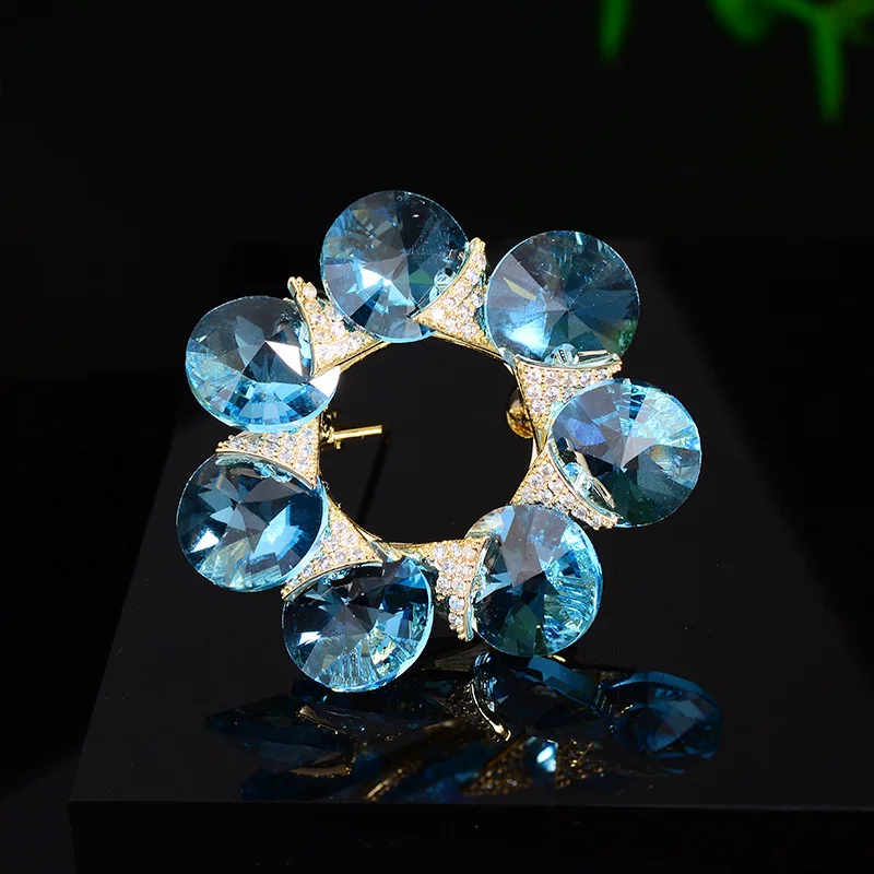 Pendantes en cristal et zircon luxe pour femmes
