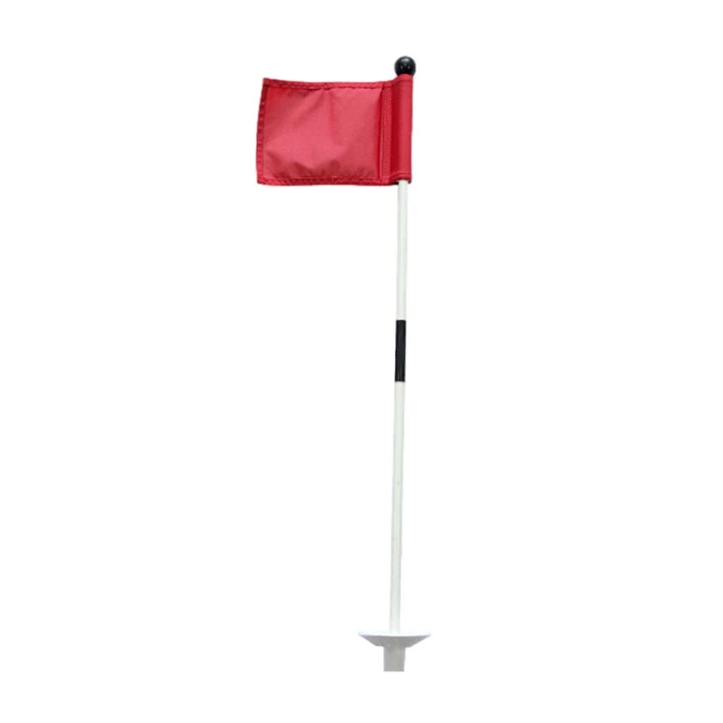 

Профессиональный флаг для гольфа, аксессуар для тренировок, подходит для гольфа, портативные аксессуары для гольфа, палочка для заднего двора, флажки с отверстиями для гольфа