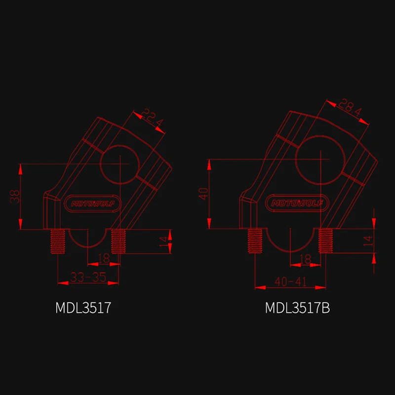  ڵ  Ʈ ڵ Ŭ,  28mm 22mm, ȥ BMW R1200GS ߸ MT07 MT09