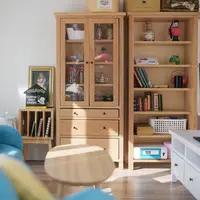 1PC 1:12 Dollhouse Miniature Wood/White Color Bookcase Rack Study Living Room Decoration Doll House Accessories Furniture Model 2